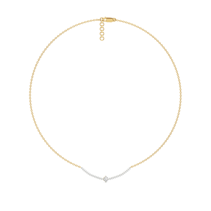 Line of Light - Lab Diamond Solitaire Necklace