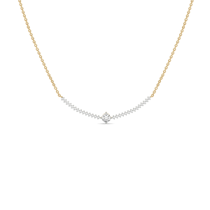 Line of Light - Lab Diamond Solitaire Necklace