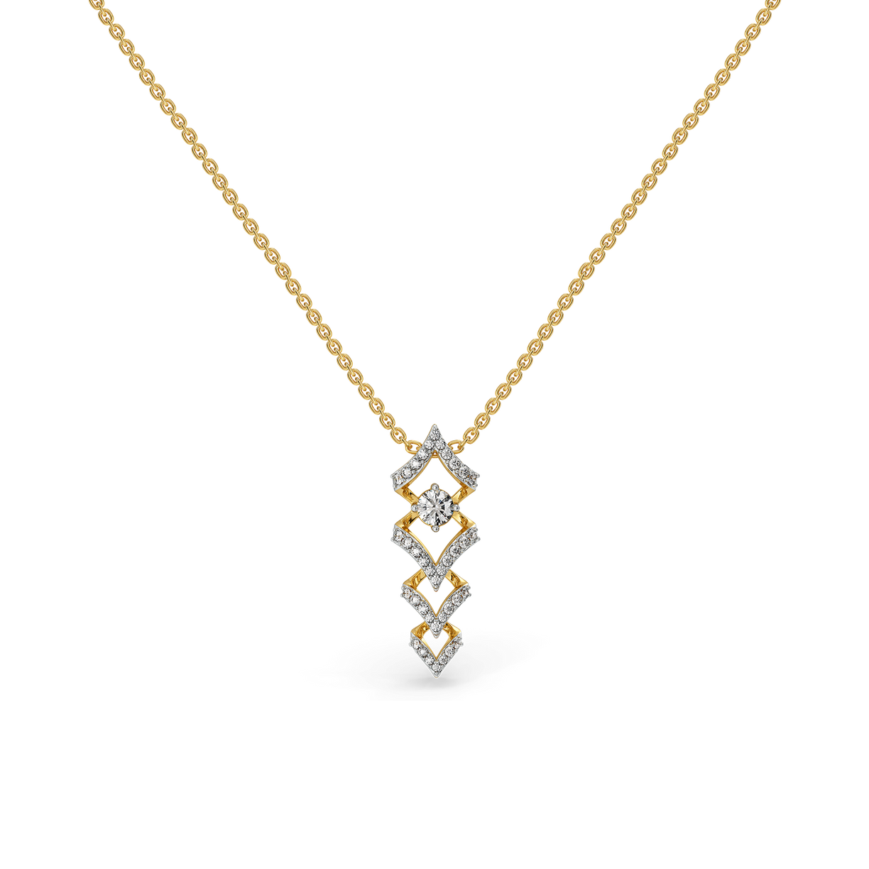 Fierce Aura - Lab Diamond Solitaire Necklace