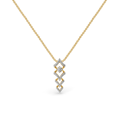 Fierce Aura - Lab Diamond Solitaire Necklace