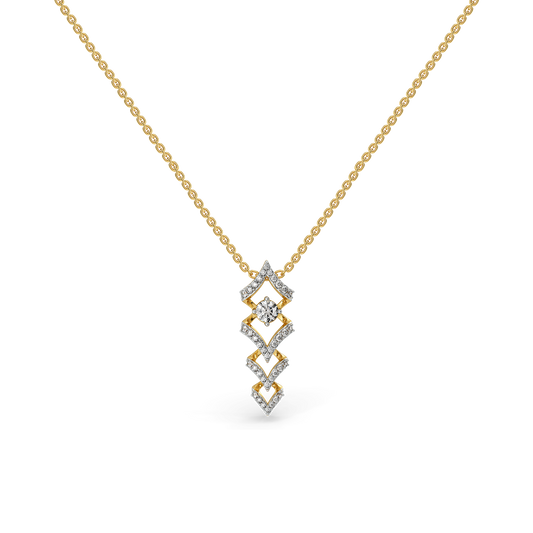 Fierce Aura - Lab Diamond Solitaire Necklace