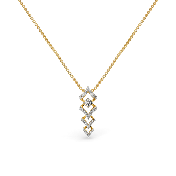 Fierce Aura - Lab Diamond Solitaire Necklace