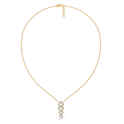 Fierce Aura - Lab Diamond Solitaire Necklace
