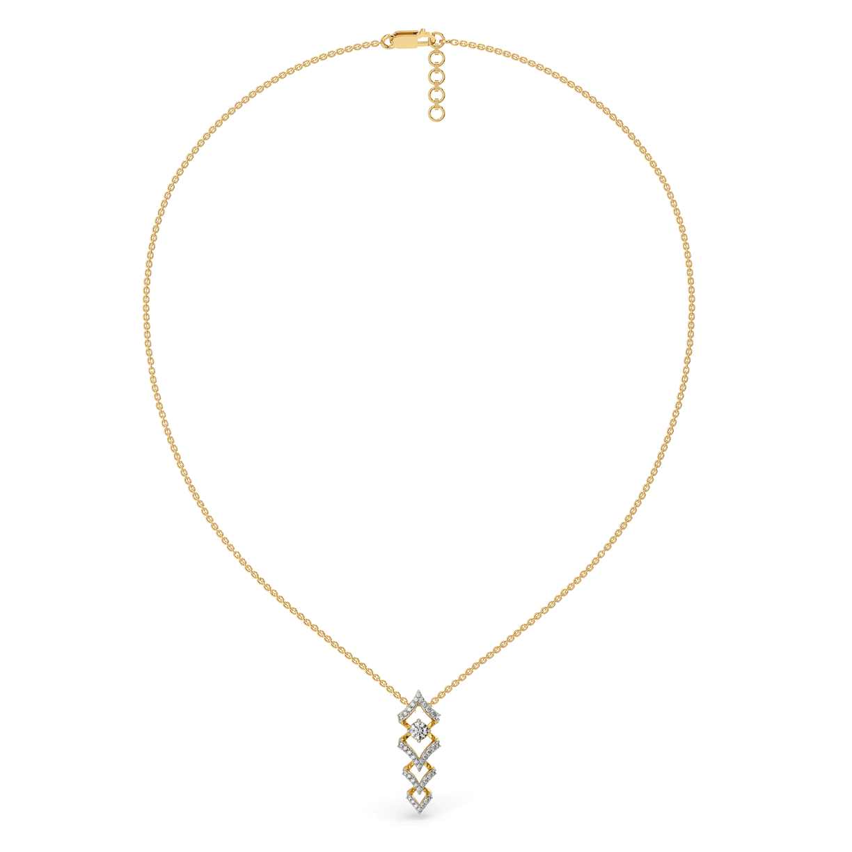 Fierce Aura - Lab Diamond Solitaire Necklace