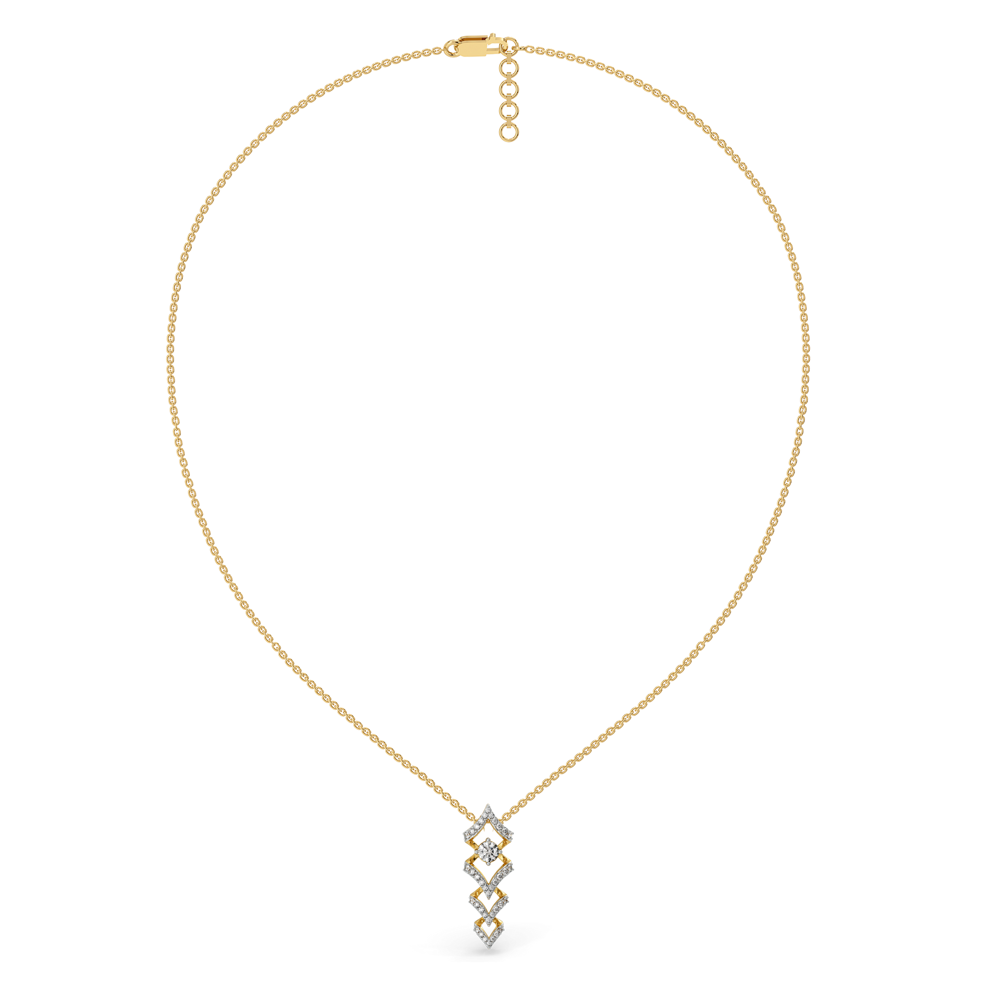 Fierce Aura - Lab Diamond Solitaire Necklace