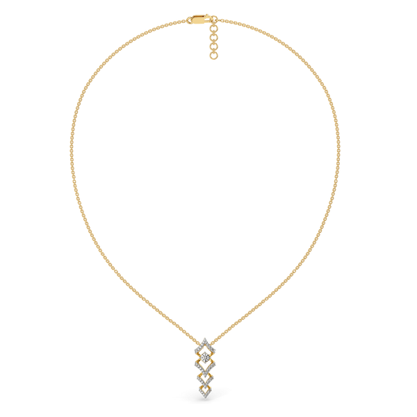 Lukson Fierce Aura Lab Grown Diamond Solitaire Necklace Online 