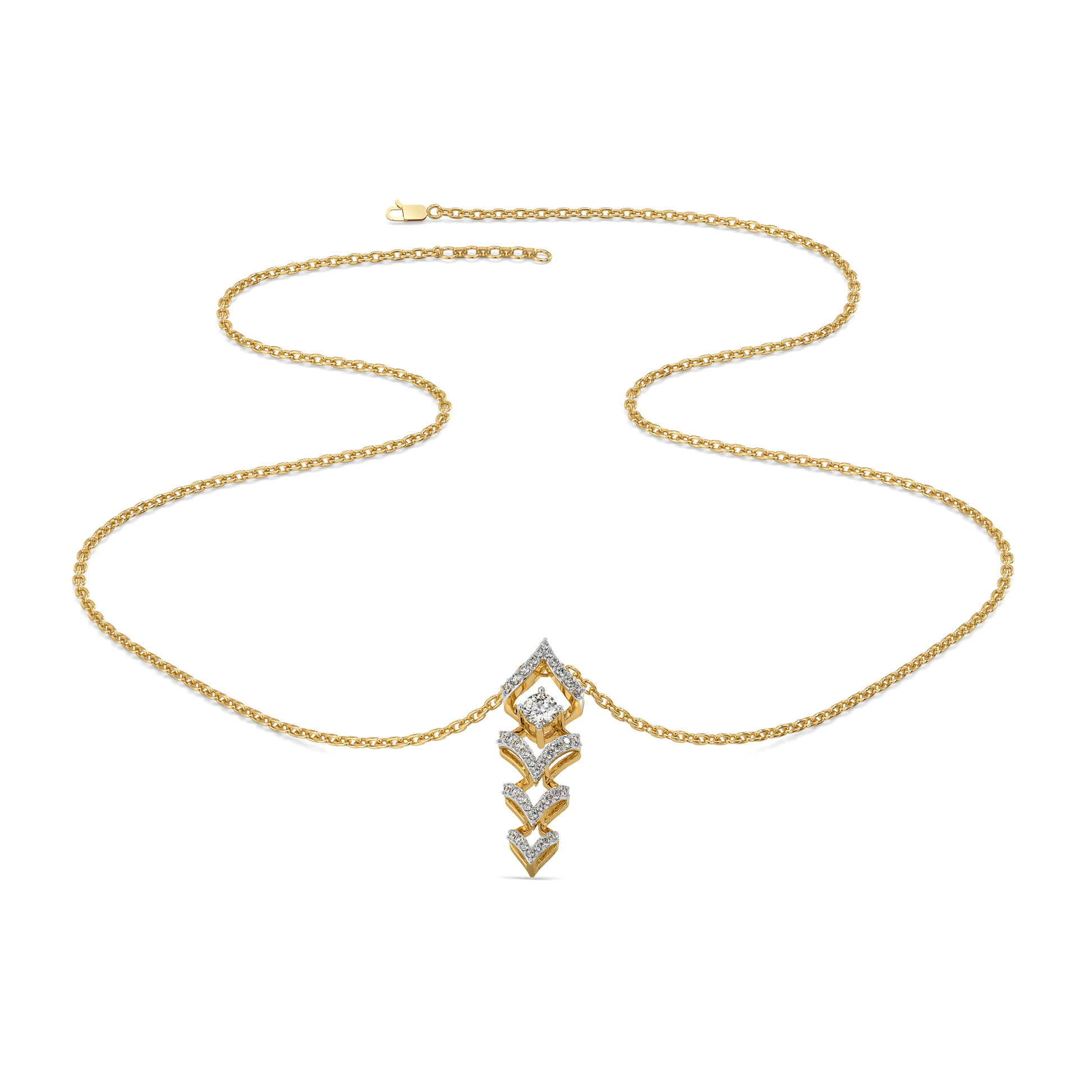 Fierce Aura - Lab Diamond Solitaire Necklace