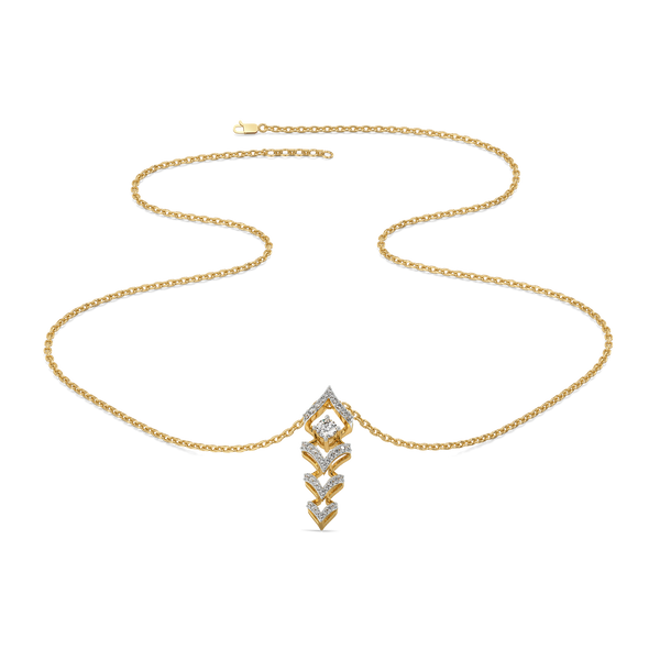 Lukson Fierce Aura Lab Grown Diamond Solitaire Necklace for Women 