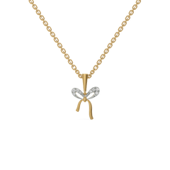 Bow Blush - Lab Diamond Necklace