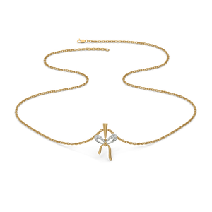 Bow Blush - Lab Diamond Necklace