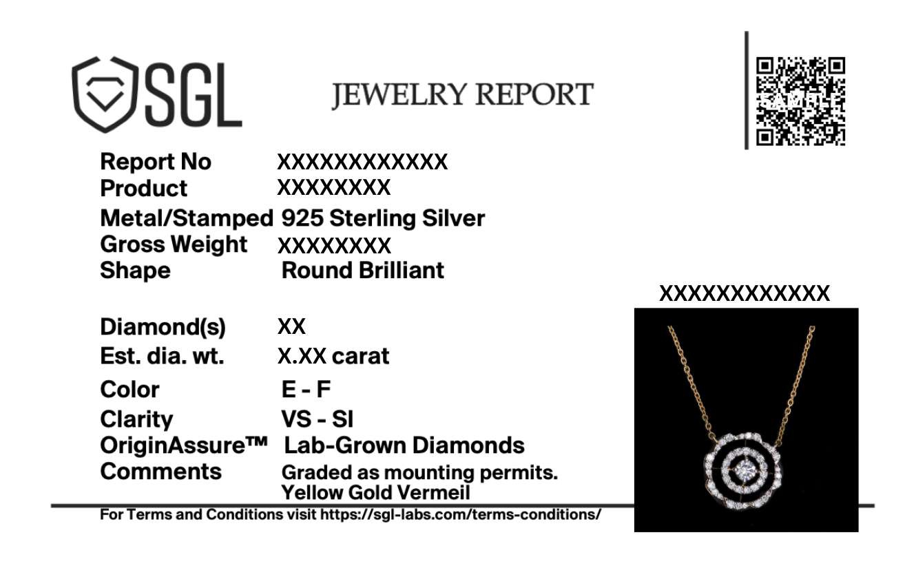 Bow Blush - Lab Diamond Necklace
