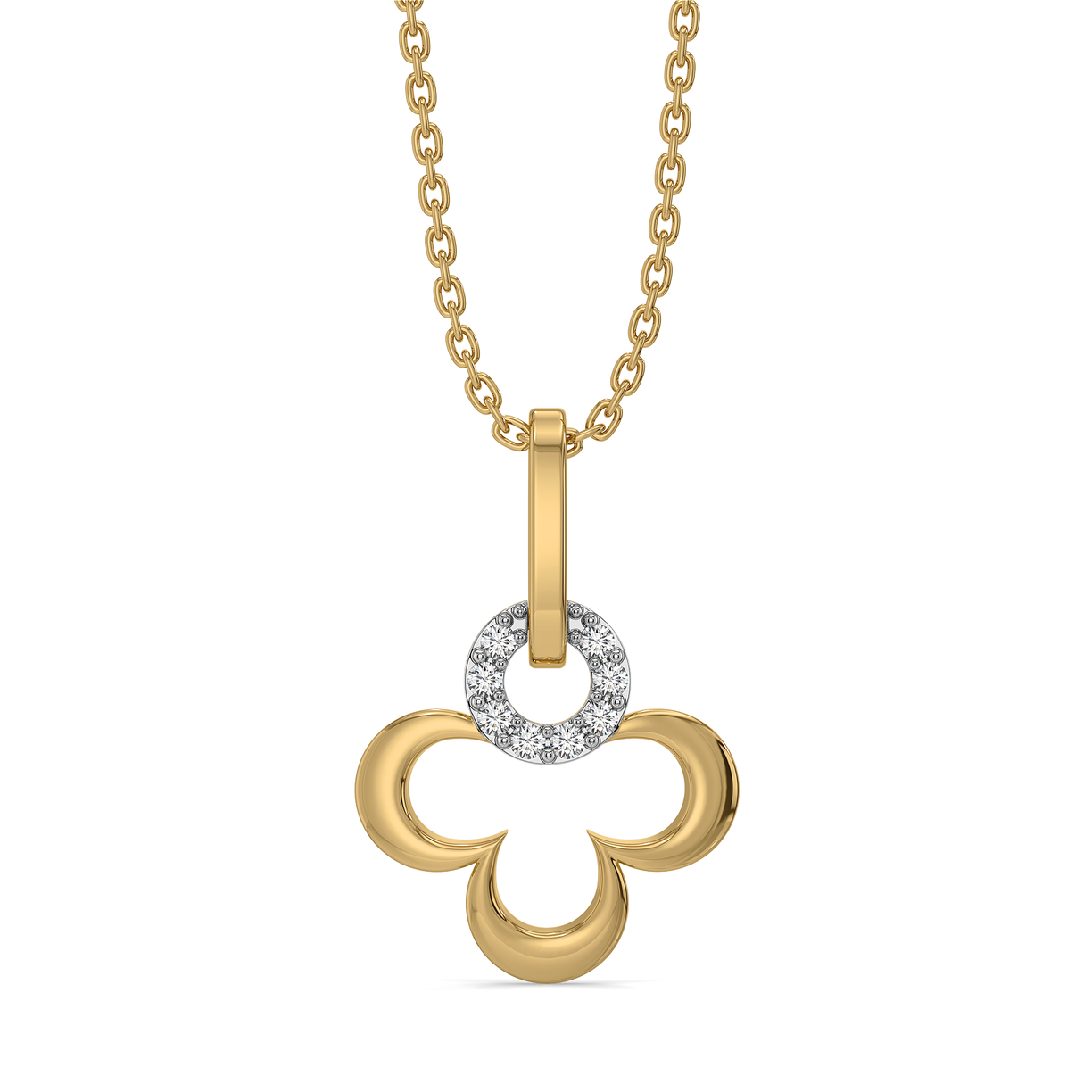 Lucky Bloom - Lab Diamond Pendant