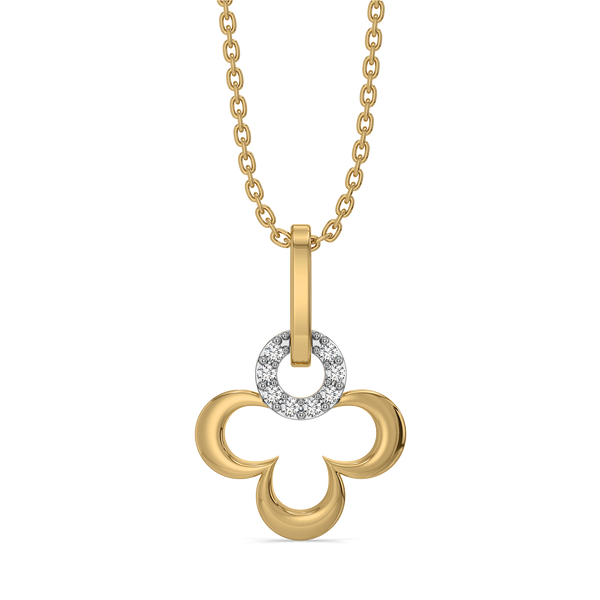 Lucky Bloom - Lab Diamond Pendant