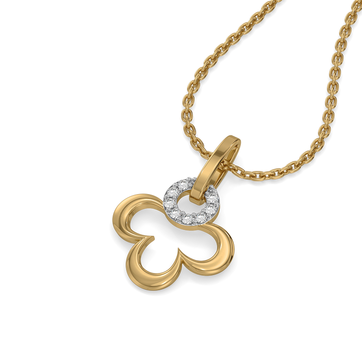 Lucky Bloom - Lab Diamond Pendant