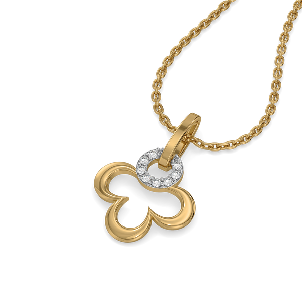 Lucky Bloom - Lab Diamond Pendant