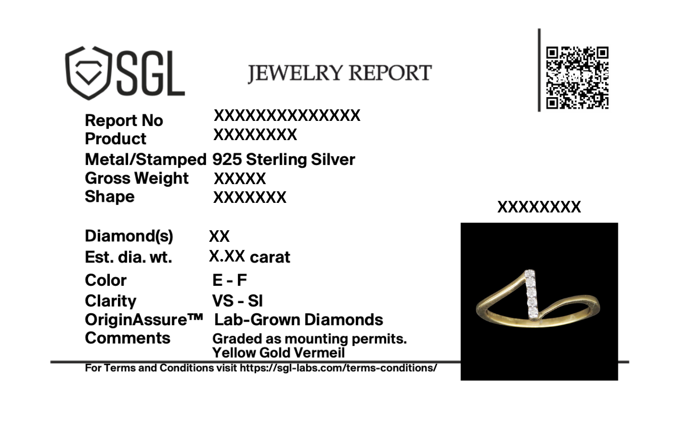 Vivid V - Lab Diamond Fashion Ring