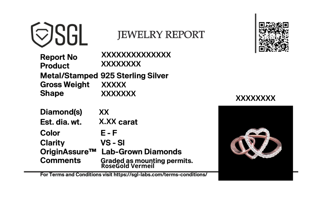 Heart Entwined - Lab Diamond Fashion Ring