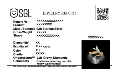 Enchanted Butterfly - Lab Diamond Open Top Ring