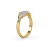 Prism Point 18kt Gold Vermeil Lab Grown Diamond Ring Online in India - Lukson 