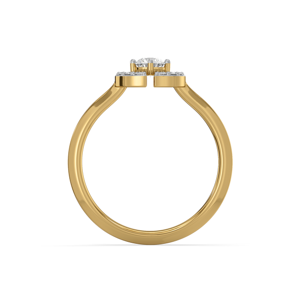 Lukson Circle Lab Grown Diamond Solitaire Ring Online