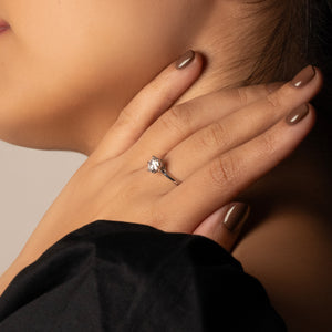 Luminous Charm - Lab Diamond Solitaire Ring