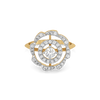 Lukson Stellar Shine Lab Grown Diamond Solitaire Ring in India