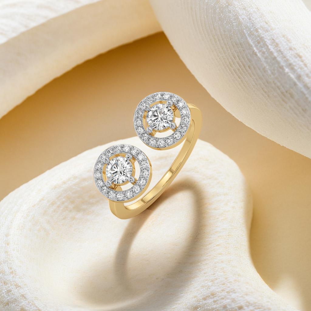 Rain-Dance - Lab Diamond Solitaire Ring