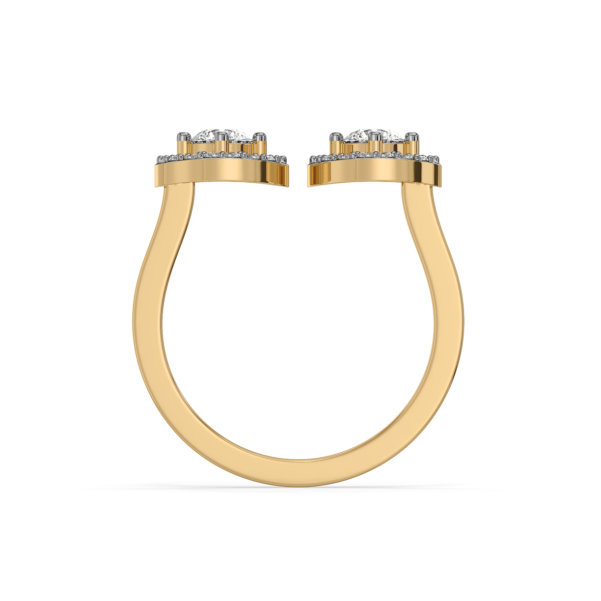 Rain-Dance - Lab Diamond Solitaire Ring