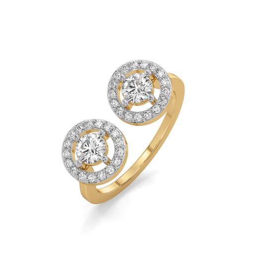 Rain-Dance - Lab Diamond Solitaire Ring
