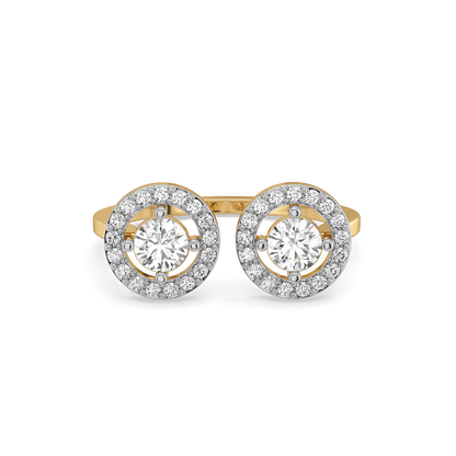 Rain-Dance - Lab Diamond Solitaire Ring