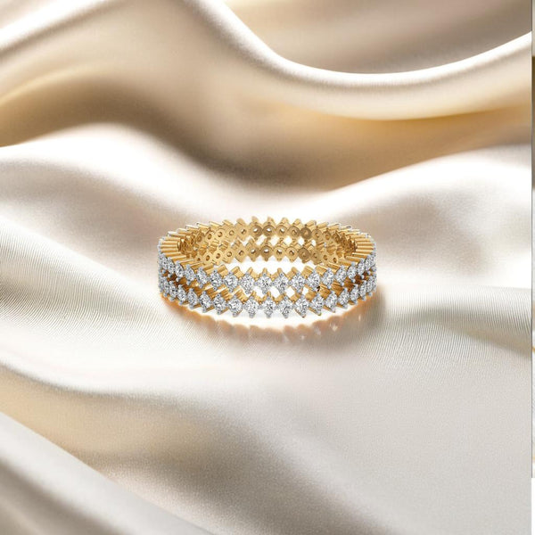 Lukson Line of Light Lab Grown Diamond Eternity Ring