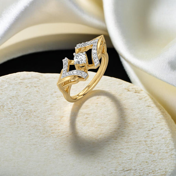 Lukson Fierce Aura Lab Grown Diamond Solitaire Ring