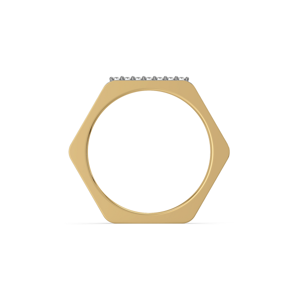 Lukson Clean Cut Lab Grown Diamond Ring for Women