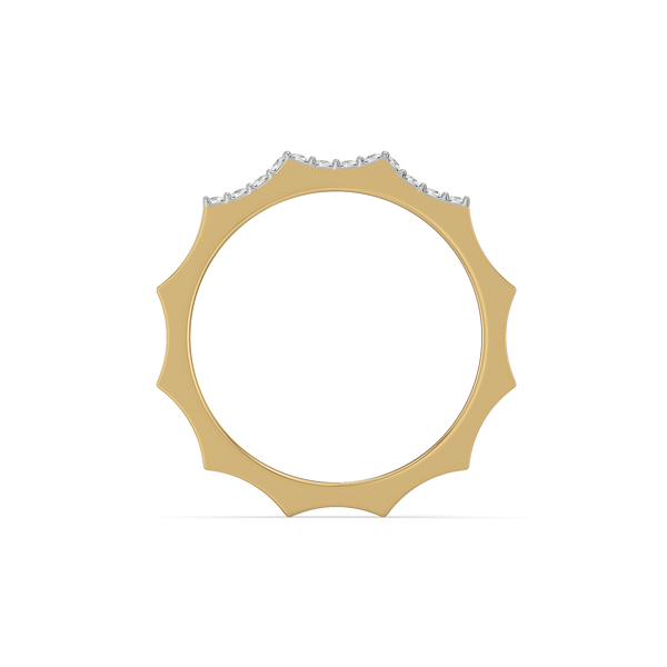 Sharp Shape Lab Grown Diamond Ring for Women - Lukson