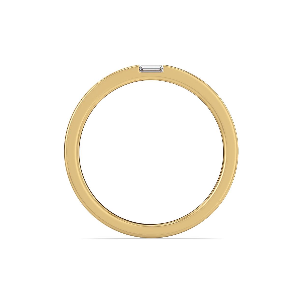 Modern Baguette Band - Lab Diamond Ring