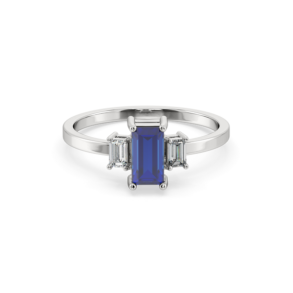 Lukson Blue Brilliance Lab Grown Diamond Ring for Women