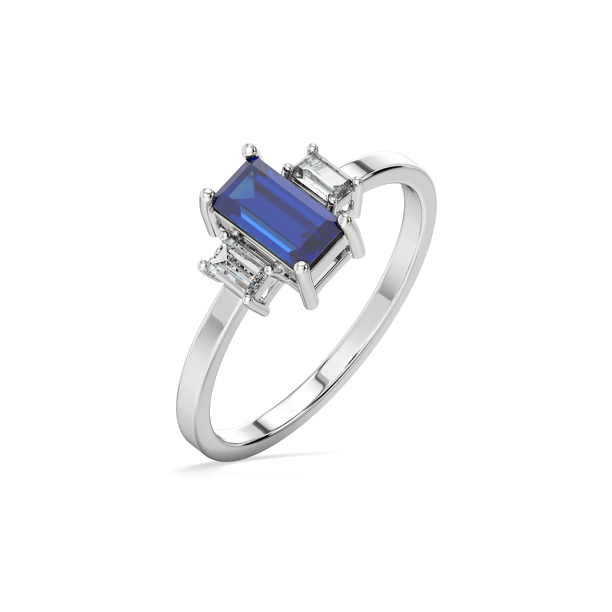 Blue Brilliance - Lab Diamond Ring