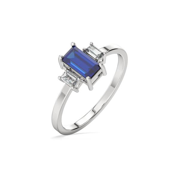 Lukson Blue Brilliance Lab Grown Diamond Ring