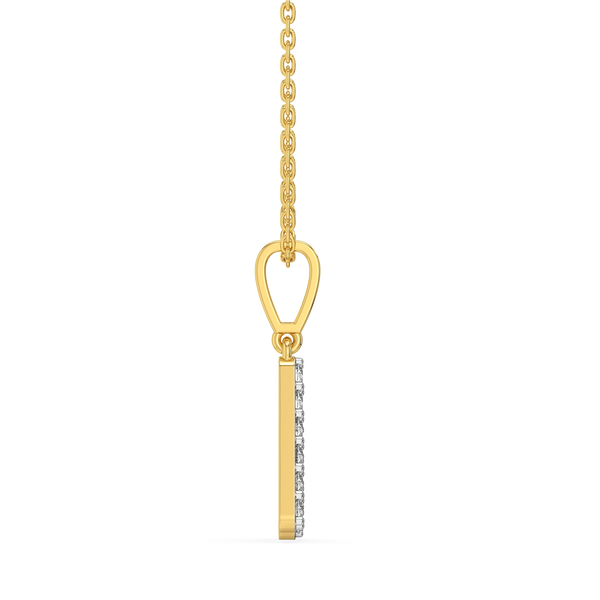 Keep Up K - Lab Grown Diamond Alphabet Pendant for Women - Lukson 