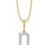 Lukson Nailed It N Lab Grown Diamond Alphabet Pendant