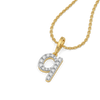 Lukson Q-utie Lab Grown Diamond Alphabet Pendant Online