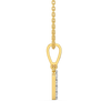Lukson Rockstar R - Lab GrownDiamond Alphabet Pendant in India