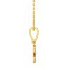 Lukson Sassy S - Lab Grown Diamond Alphabet Pendant in India