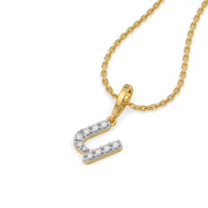 U-nique - Lab Diamond Alphabet Pendant