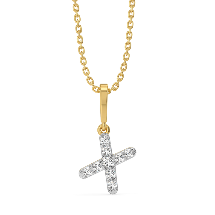 X-tra Spark - Lab Diamond Alphabet Pendant