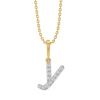 Lukson Y-oung at Heart Lab Grown Diamond Alphabet Pendant