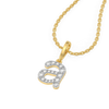Lukson All About A - Lab Grown Diamond Alphabet Pendant