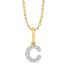 Lukson C Me Shine - Lab Grown Diamond Alphabet Pendant