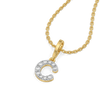 C Me Shine - Lab Grown Diamond Alphabet Pendant - Lukson 