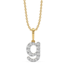 Lukson Glow-Up G - Lab Grown Diamond Alphabet Pendant